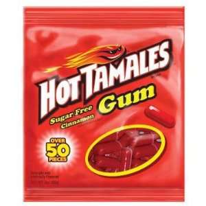 Hot Tamales Sugar Free Gum Peg Bag 3oz 12 Count  Grocery 