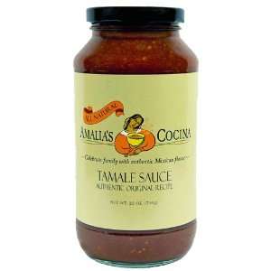 Amalias Cocina Authentic Tamale Sauce 25 Oz.  Grocery 