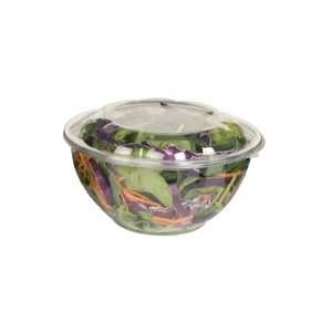  Clear Compostable Salad Bowl with Lid, 32 oz, 50 units per 