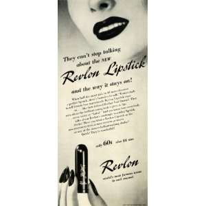  1942 Ad Revlon Lipstick Hothouse Rose Rosy Future Bravo 