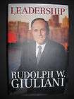 NEW LEADERSHIP Rudolph W Giuliani 1st Edition HC Book