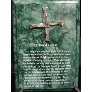 5 x 7 Plaque with St. Brigids Cross (JC 9698 E)