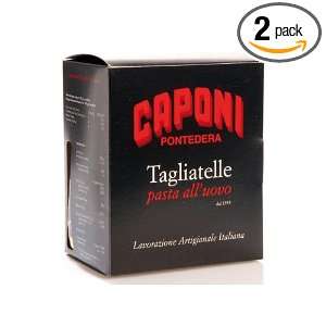 Caponi Pontedera Tagliatelle Premium Egg Pasta   .55 lb each  