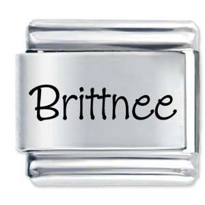  Name Brittnee Italian Charms Bracelet Link Pugster 
