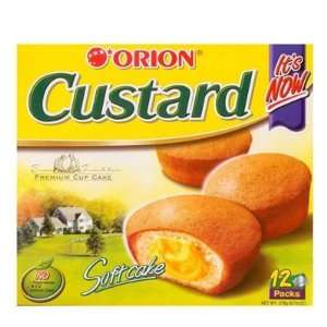 Orion Custard 9.73 Oz (12 Pieces)  Grocery & Gourmet Food