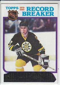   Topps Ray Bourque Record Breaker #2 Boston Bruins Unscratched  