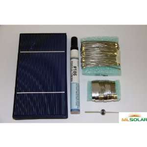   Cell DIY Kit with Solar Tabbing, Bus, Flux and Diode