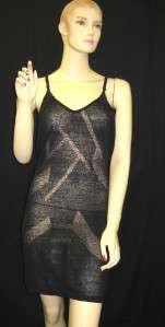 NWT HELMUT LANG Black Jasmine Short Tank Dress M $320  