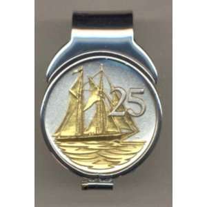  Gorgeous 2 Toned 24k Gold on Sterling Silver World Coin 