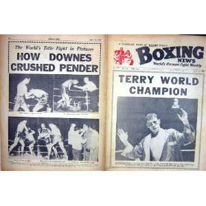  BOXING TERRY DOWNES 1961 PAUL PENDER KRAMER SHARPE