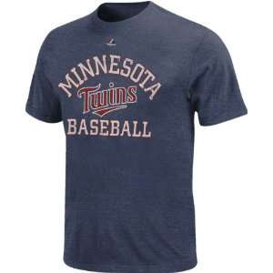   Minnesota Twins Navy Market Value Heathered T Shirt