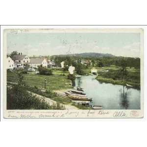 Reprint The Village Melvin, Lake Winnipesaukee, N. H 1898 