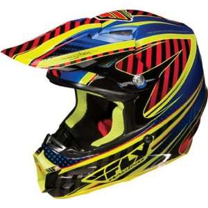    FLY RACING F2 CARBON SYSTEMATIC MX HELMET BLUE 2XL Automotive