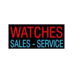  Watches Sales Service Neon Sign 13 x 30