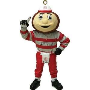 Ohio State Buckeyes NCAA Brutus Mascot Ornament Sports 