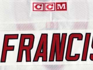 RON FRANCIS Carolina Hurricanes Hockey Jersey size XL  