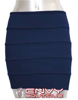 NEW WOMENS BODYCON RIBBED PANEL LOOK LADIES SHORT MINI SKIRT SIZE 8 10 