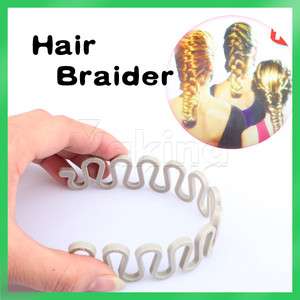 French Grace Magic Wonder Hair Braider Twist Styling Braid Tool Holder 