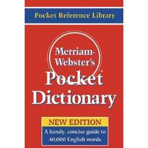   [MERM WEB PCKT DICT] Merriam Webster(Manufactured by) Books