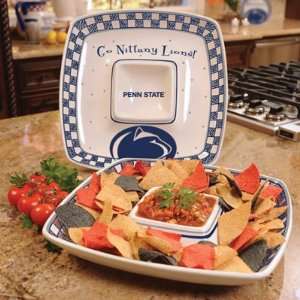  14 NCAA Penn State Nittany Lions Chip & Dip Ceramic 