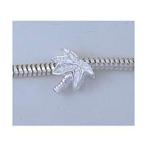    PALM TREE Sterling Silver European Style Charm Bead