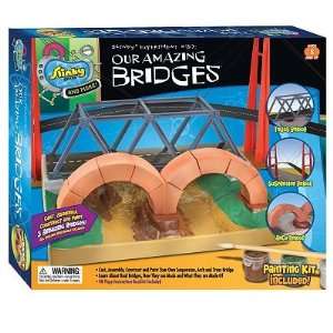 Our Amazing Bridges Build and Display 3 Bridge Models Kit  