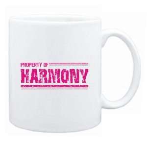  New  Property Of Harmony Retro  Mug Name