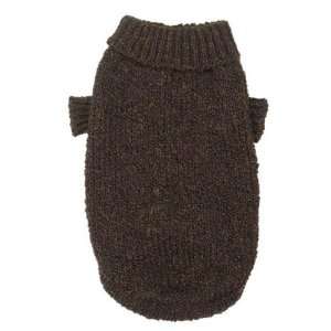   Basic Knit Sweaters XX SMALL   BROWN   Marled Yarn Basic Knit Sweaters