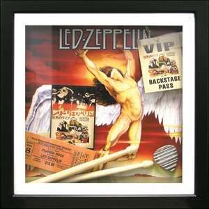  Led Zeppelin Framed Swan Song Art 