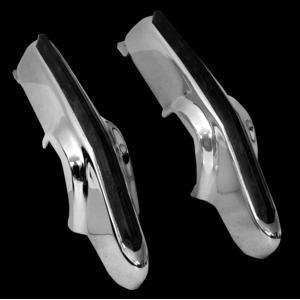   Bumper Guards, Front, Chrome (Deluxe) Fits 68 69 with rubber inserts