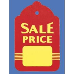  1 11/16 x 2 3/4 #8 Sale Merchandise Tags   Prestrung 