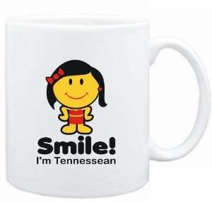  Mug White  Smile I am Tennessean   Woman  Usa States 