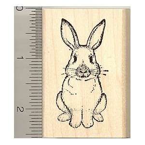  Large Sitting Bunny Rabbit Rubber Stamp Arts, Crafts 