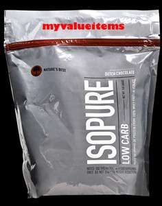 Natures Best LOW CARB ISOPURE Dutch Chocolate   1 lb. Protein Powder 