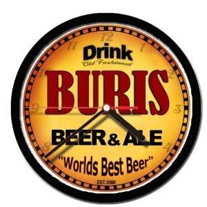  BURIS beer and ale cerveza wall clock 