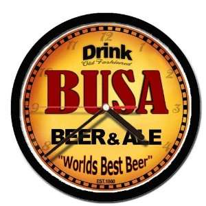  BUSA beer and ale cerveza wall clock 