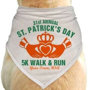  St. Patricks Dog Walk Custom Dog Bandana