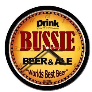  BUSSIE beer and ale cerveza wall clock 