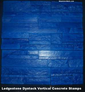 Ledgestone Drystack vertical Concrete Stamps Mats NEW  