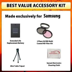  Best Value Accessory Kit For Samsung NX 10 NX10 Digital 
