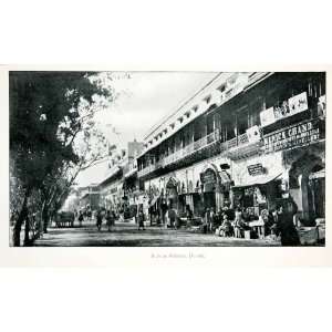 1906 Print Silver Street Delhi India Cityscape Chandnee Chauk Markets 