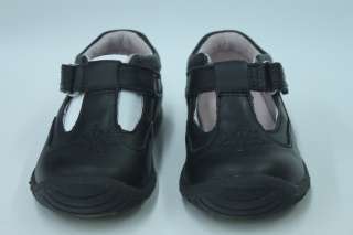 NWT girls toddler STRIDE RITE BROOKE white & black shoes sandals 4 5 6 