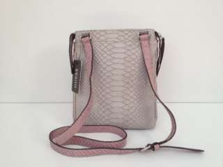 NWT New GUESS Rose Grey BROOKSIDE G Logo Cross Body Purse Handbag 