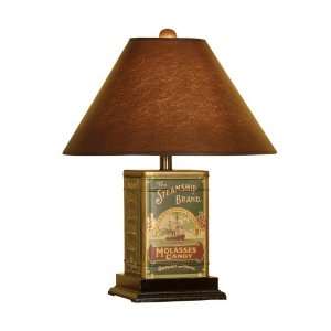  Mario Lamps 10T219 Decorative Tin Canister Table Lamp 