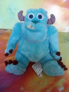  Monsters Inc 6 Mini Bean Bag SULLEY Plush Toy GUC  