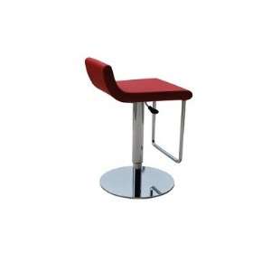  Dublin Piston Stool with Gas Lift Color White, Fabric 