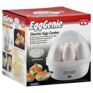 As Seen On TV Egg Genie Egg Cooker, Electric, 1 egg cooker