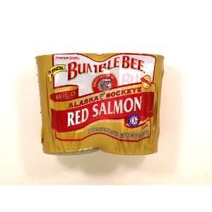 Bumble Bee Alaska Sockeye Red Salmon, 14.75 Ounce Cans (Pack of 2 