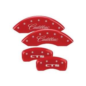   Covers Cadillac CTS Coupe 2011 (Licensed Logo, Cadillac and CTS)   Red