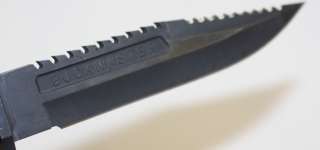 BUCK 184 BUCKMASTER SURVIVAL KNIFE BLACK OXIDE 1987 91 JUST PERFECT 